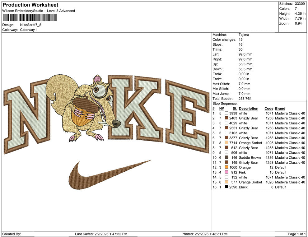 Nike Scrat
