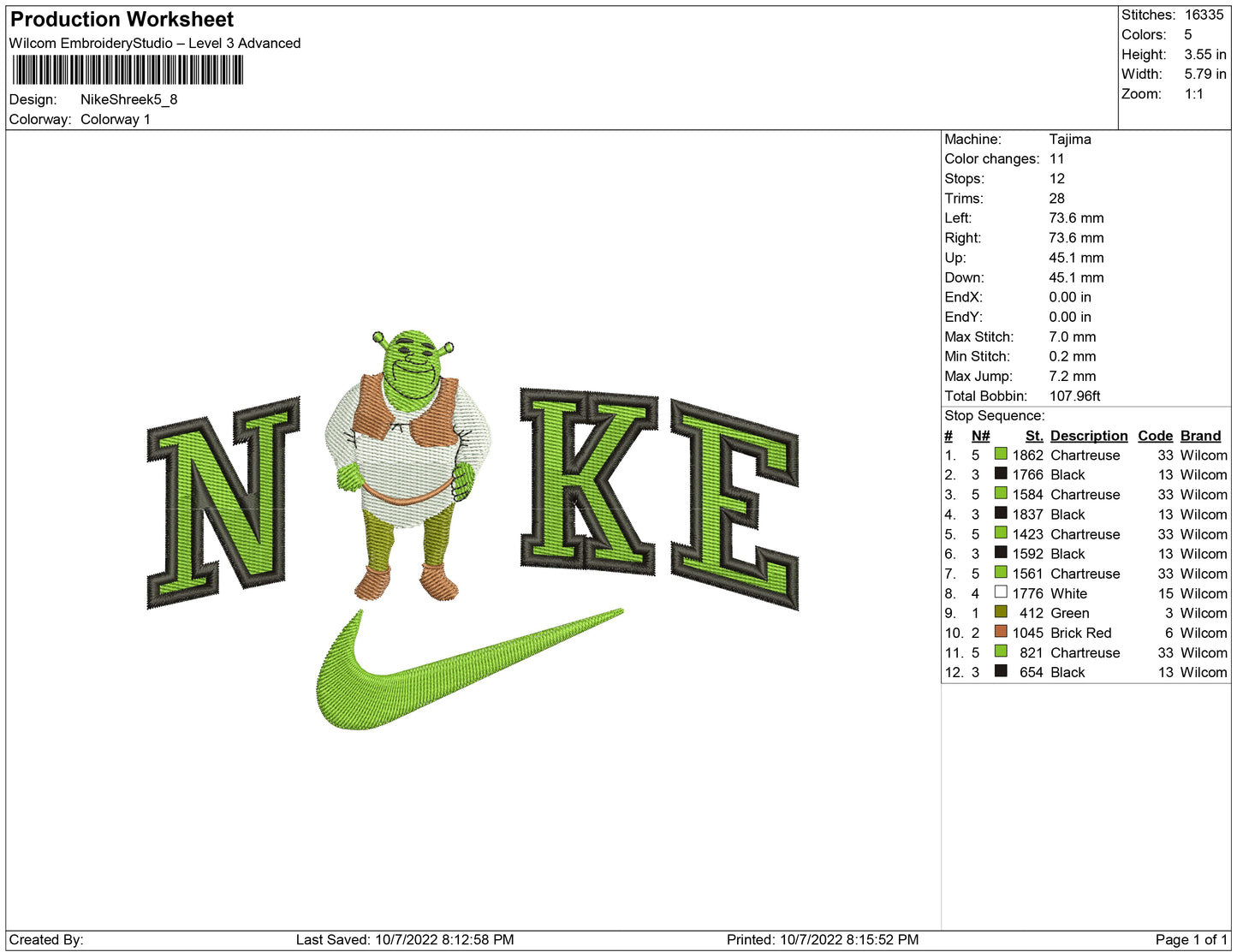 Nike Shrek