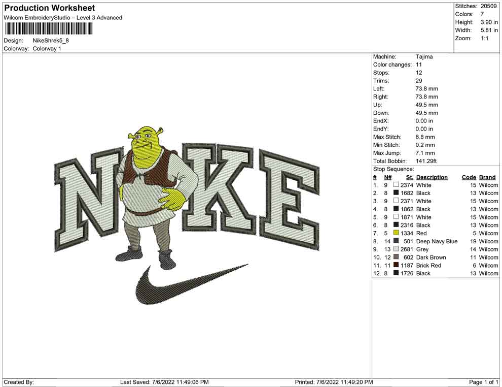 Nike Shrek