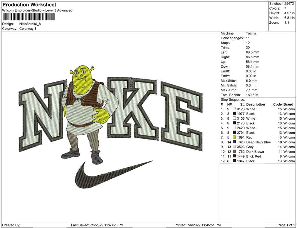 Nike Shrek