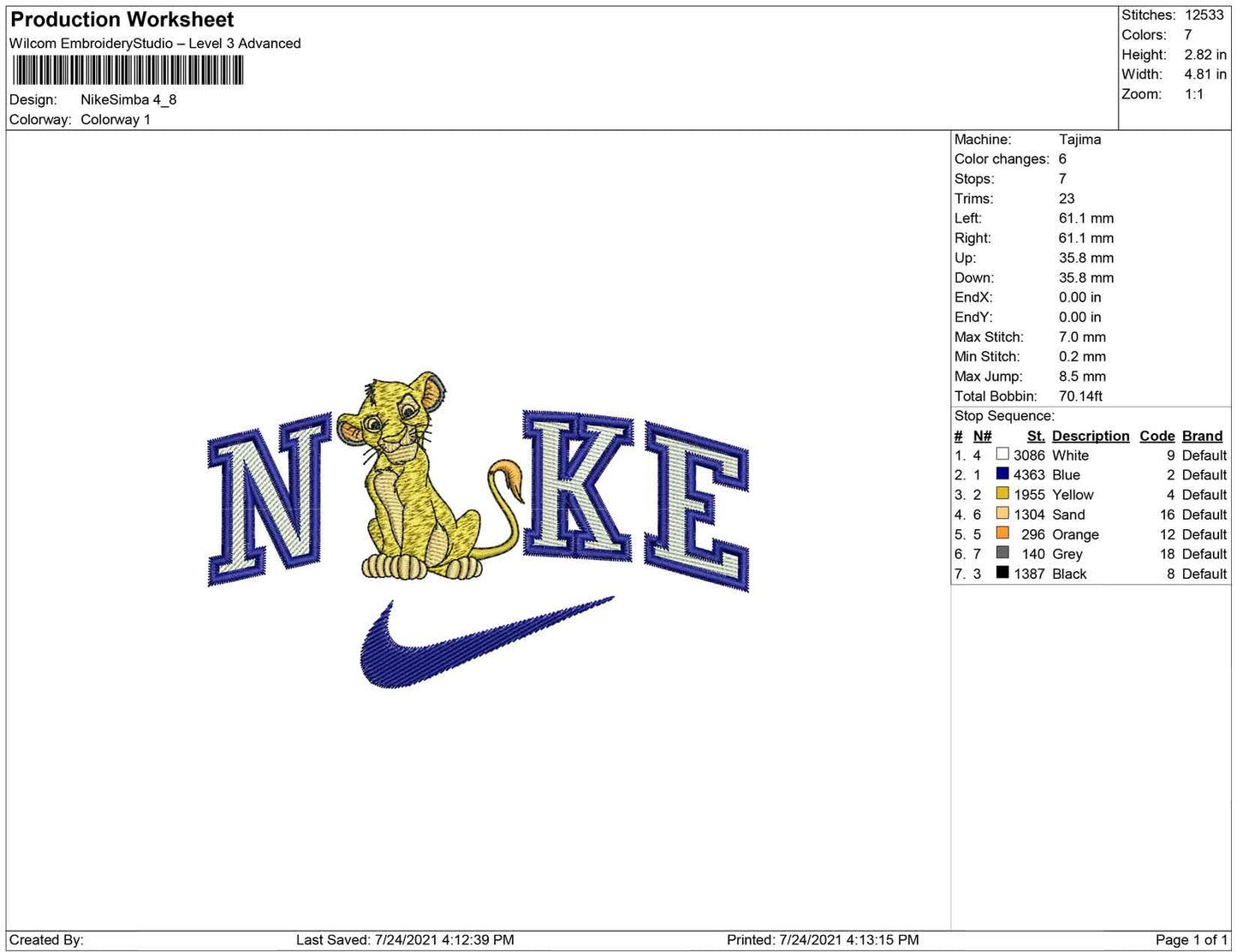 Nike Simba