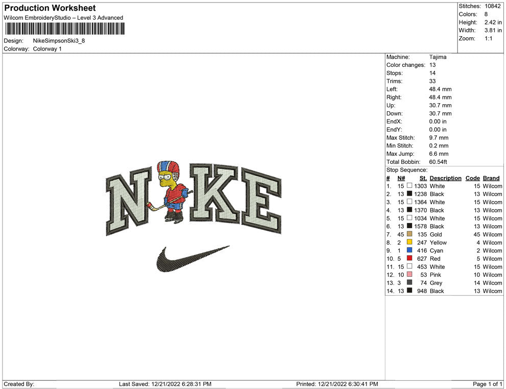 Nike Simpson Ski