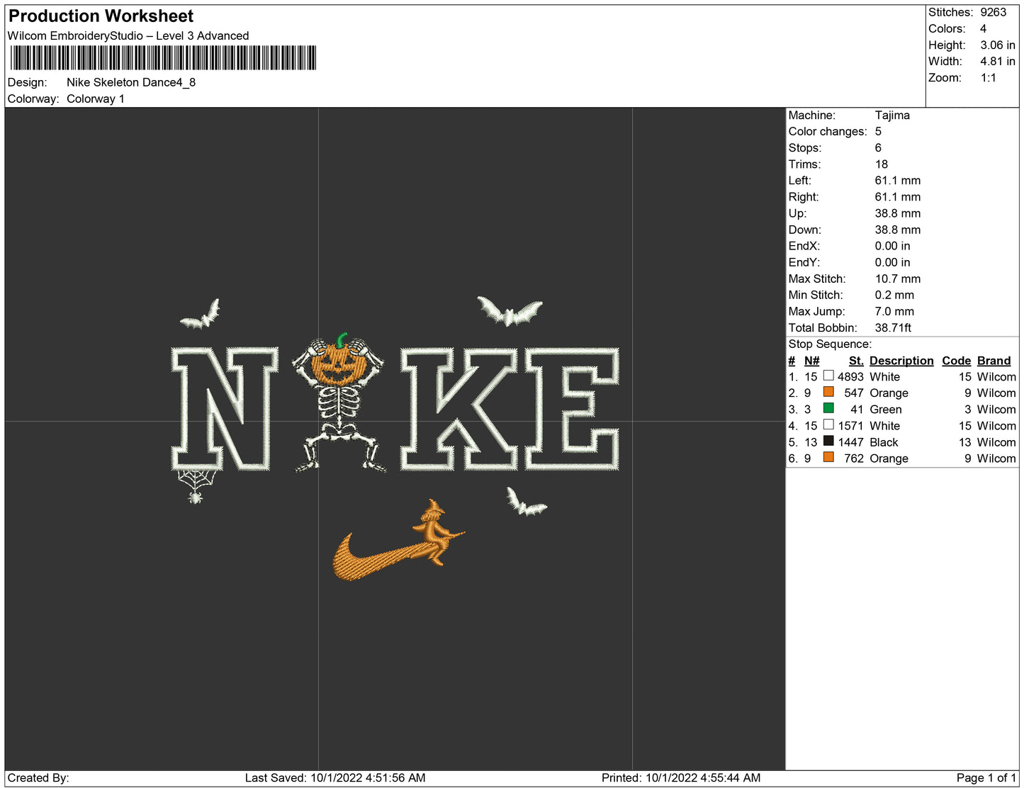 Nike Skeleton Dance