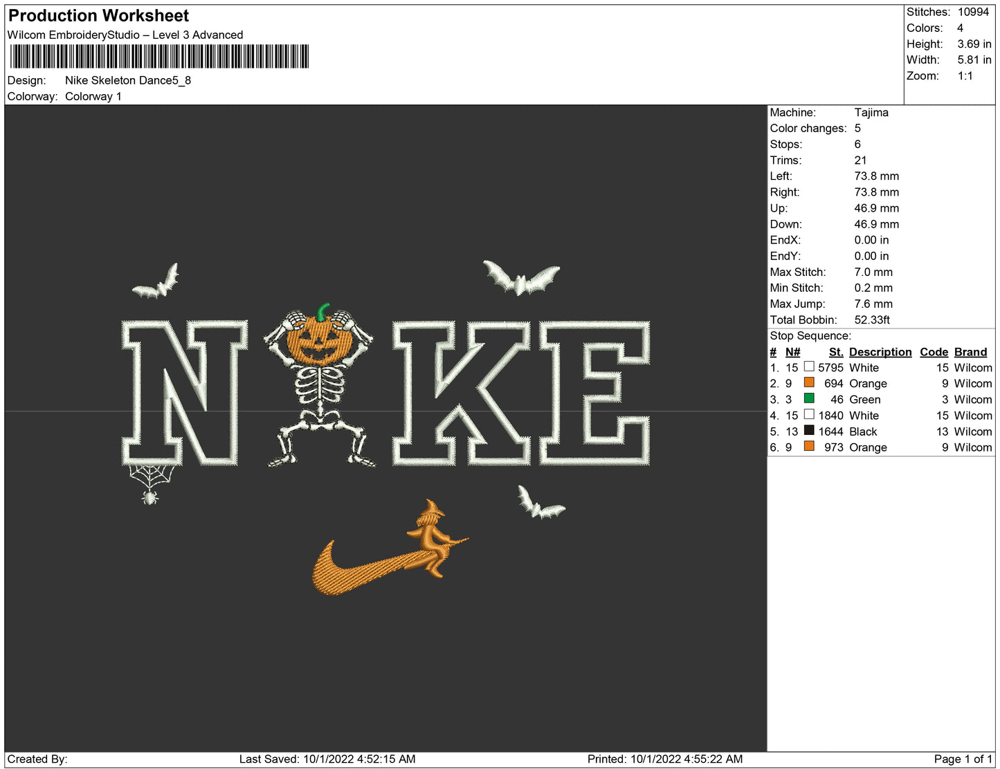 Nike Skeleton Dance