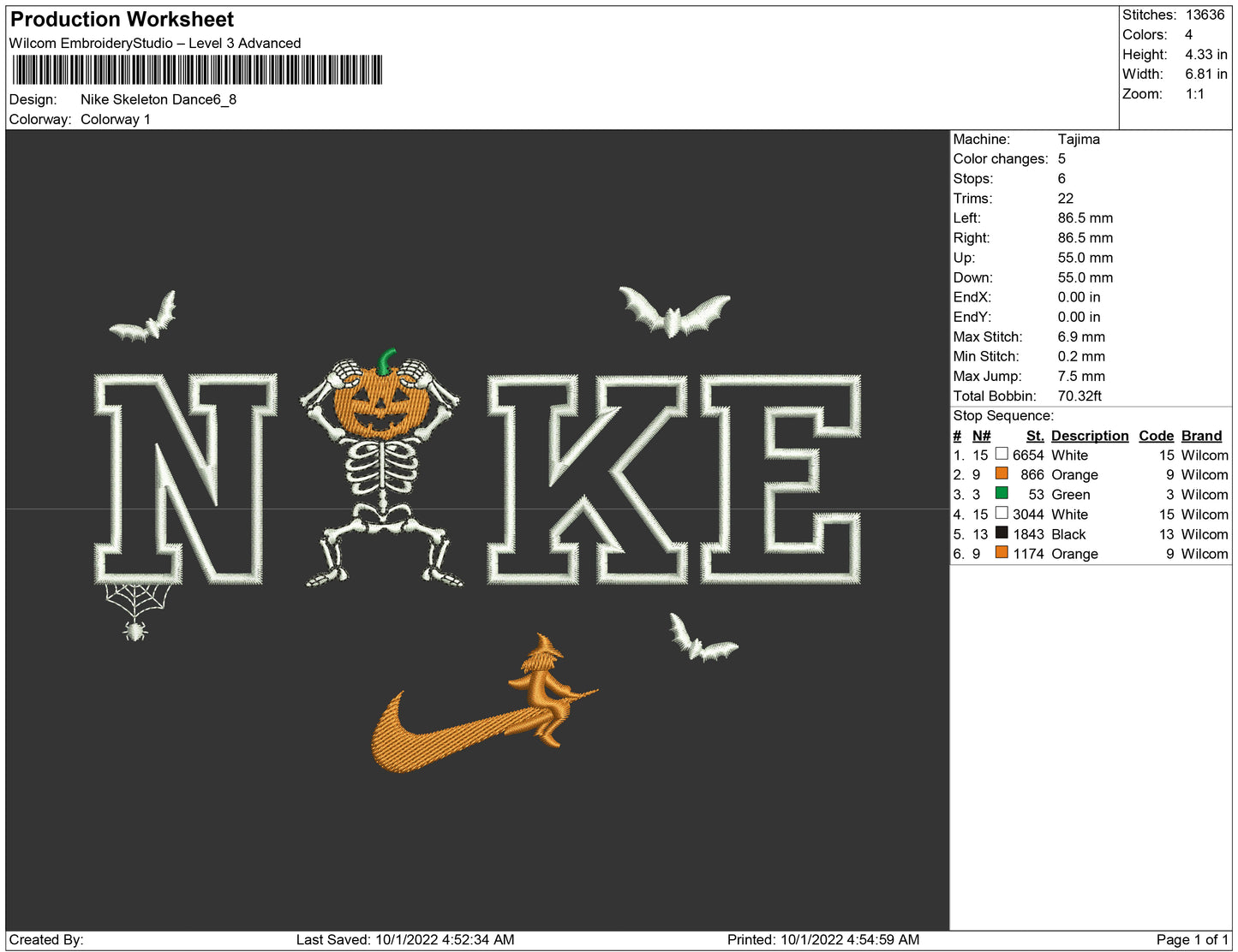 Nike Skeleton Dance