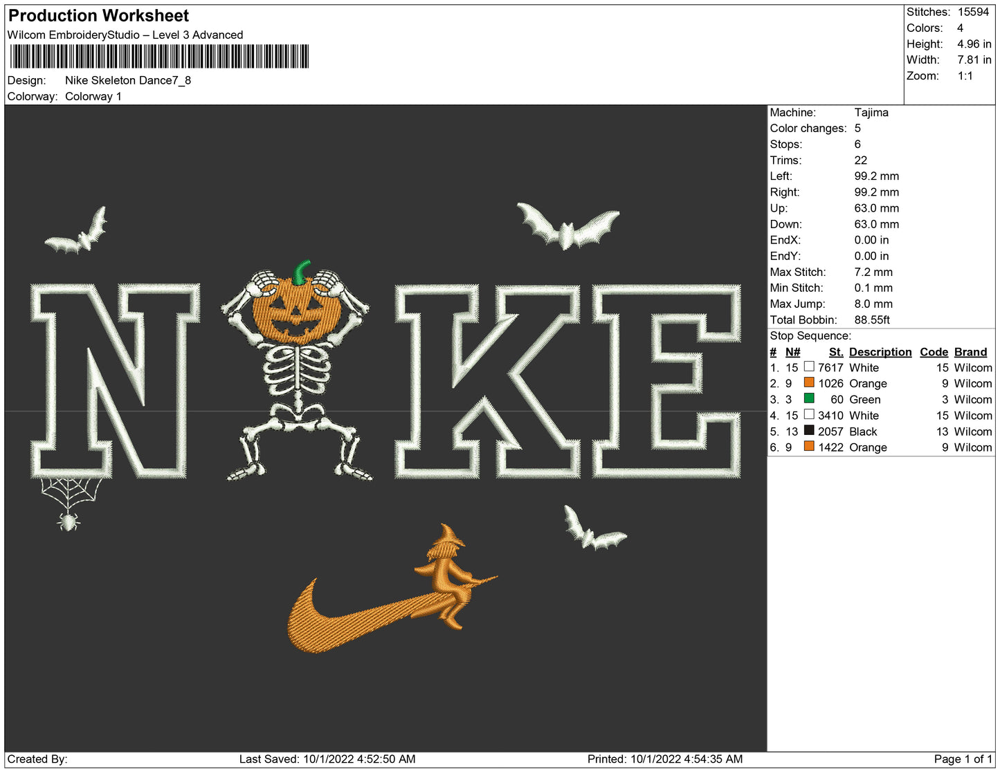 Nike Skeleton Dance