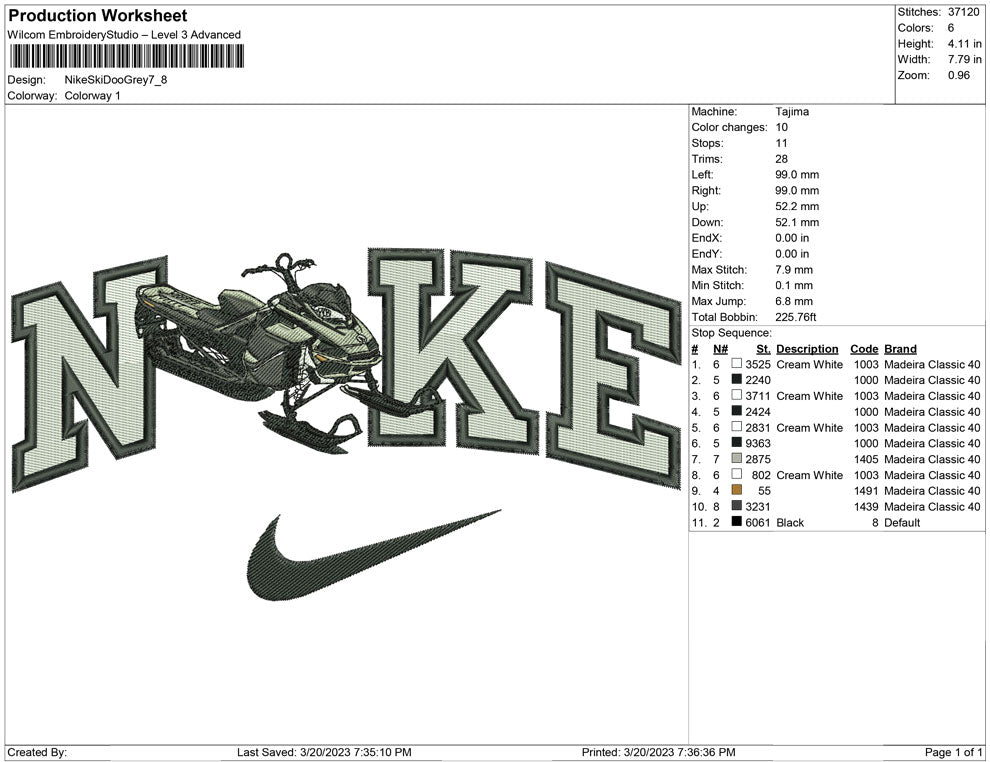 Nike Skidoo Grey