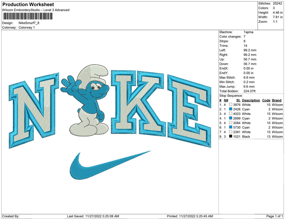 Nike smurf