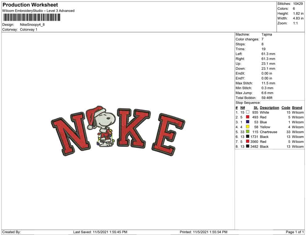 Nike Snoopy
