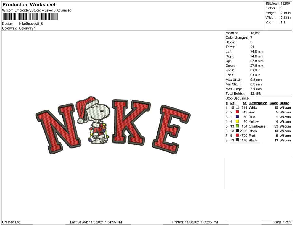 Nike Snoopy