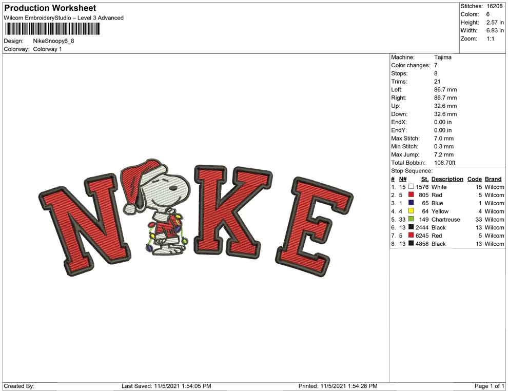 Nike Snoopy