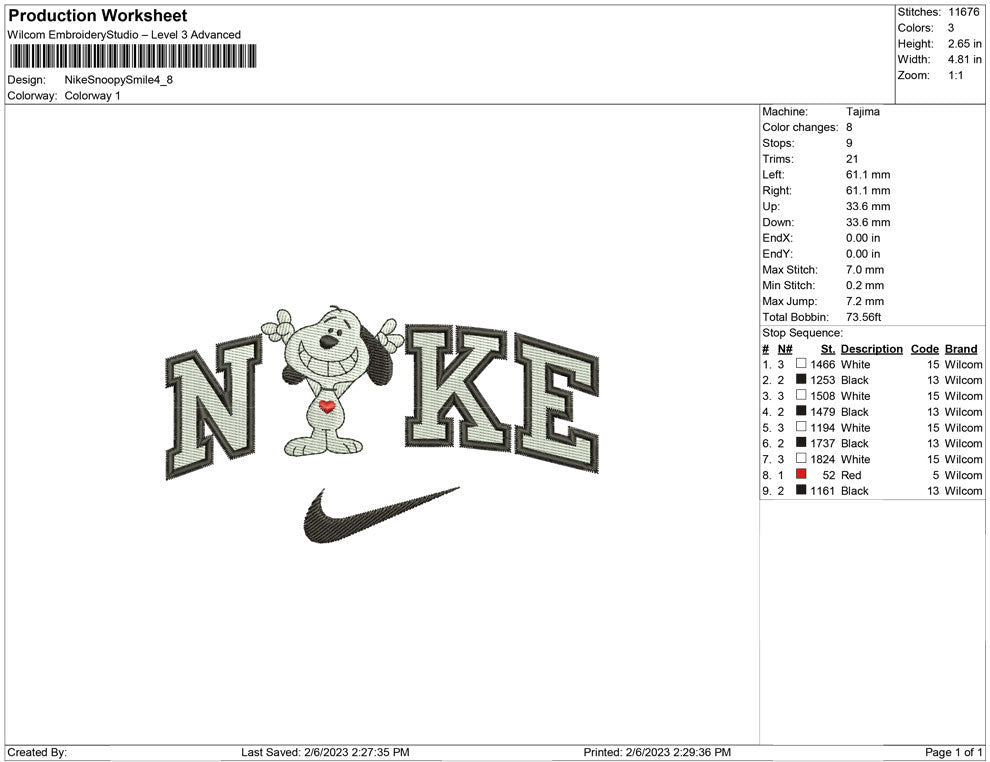 Nike Snoopy Smile