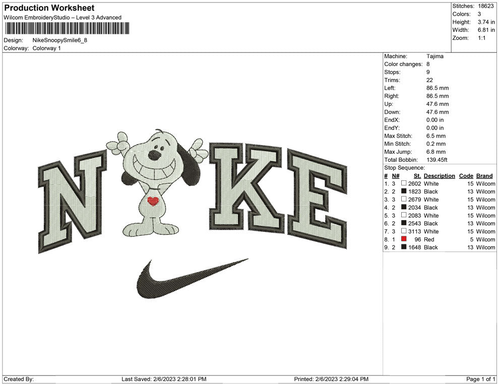 Nike Snoopy Smile
