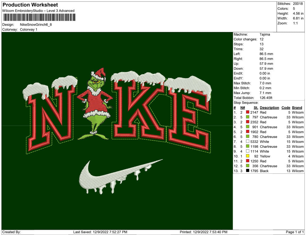 Nike Snow Grinch B