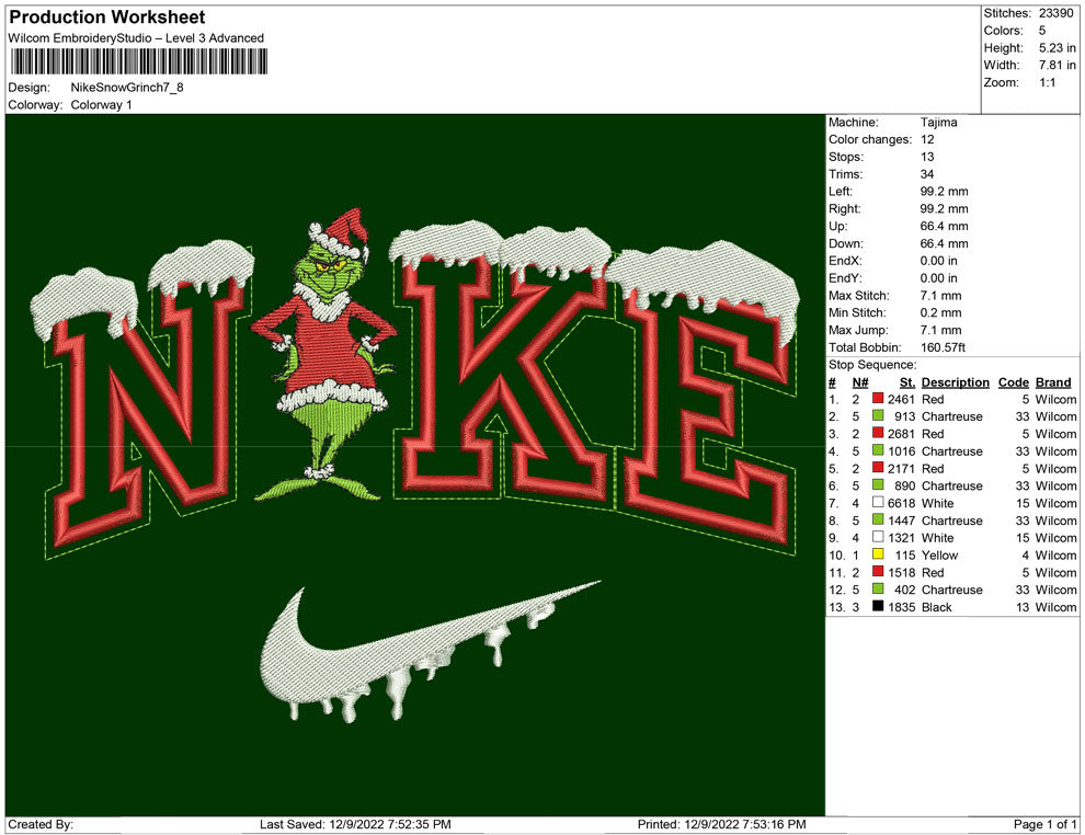 Nike Snow Grinch B