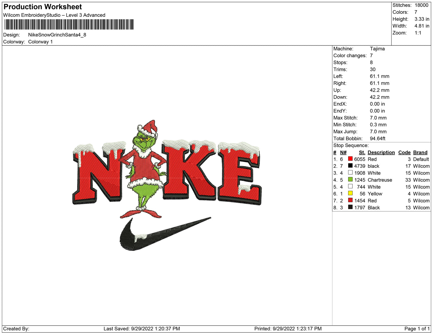 Nike Snow Grinch