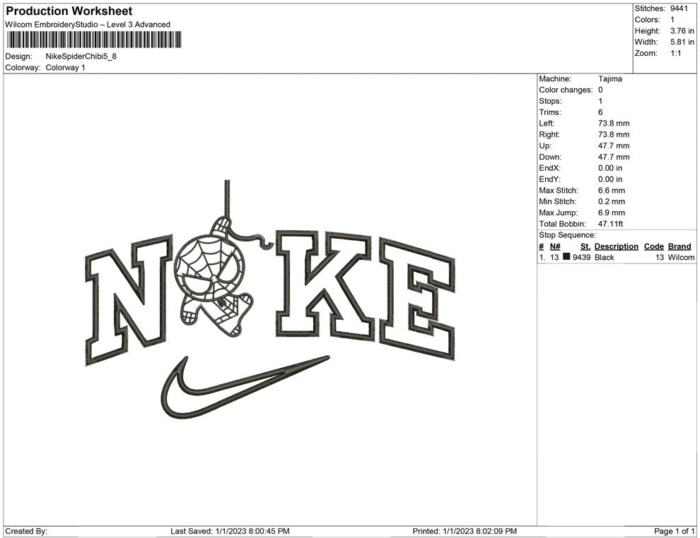 Nike Spiderman Chibi