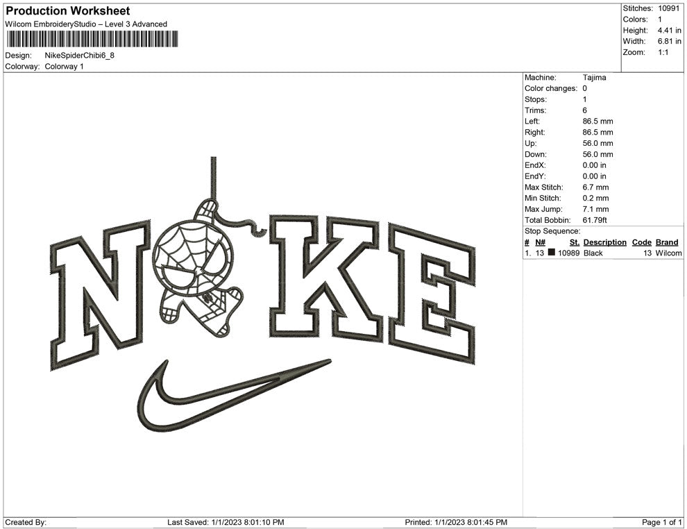 Nike Spiderman Chibi