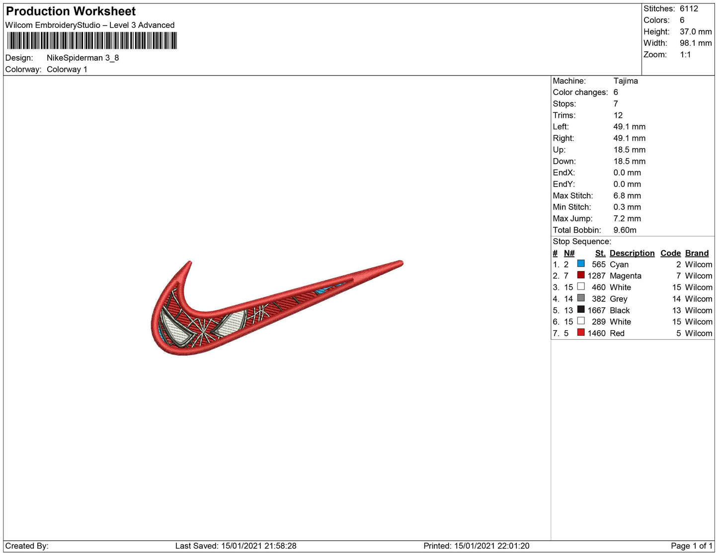 Swoosh Eye Spider man