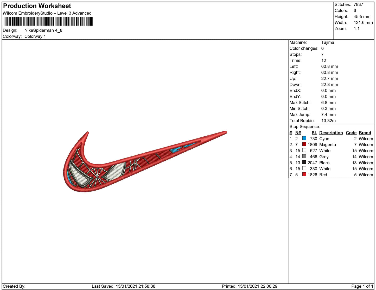 Swoosh Eye Spider man