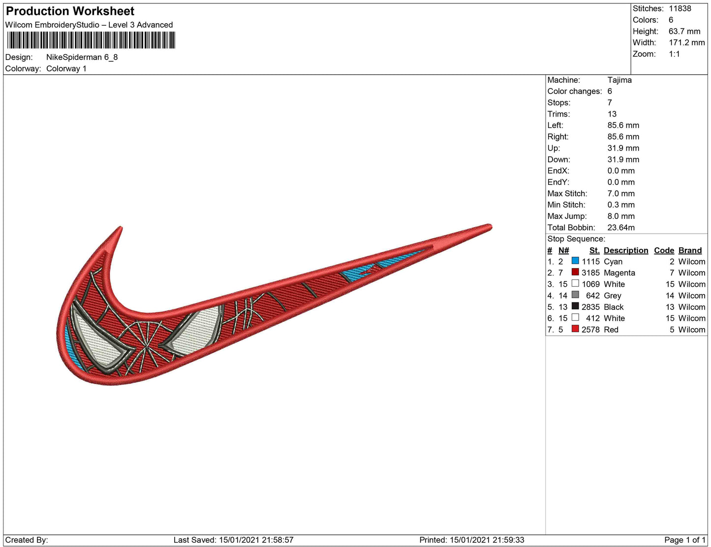 Swoosh Eye Spider man