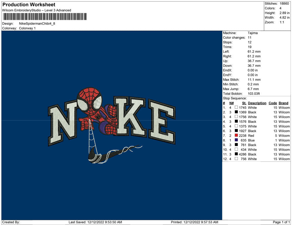 Nike Spiderman Chibi