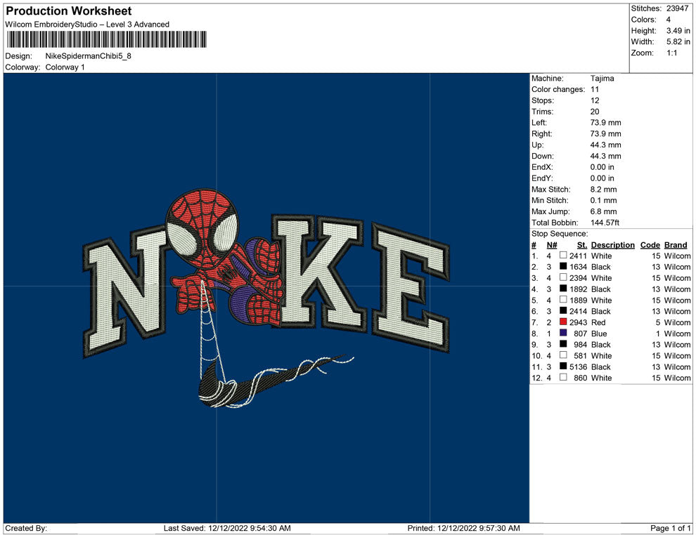 Nike Spiderman Chibi