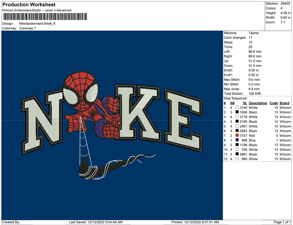 Nike Spiderman Chibi