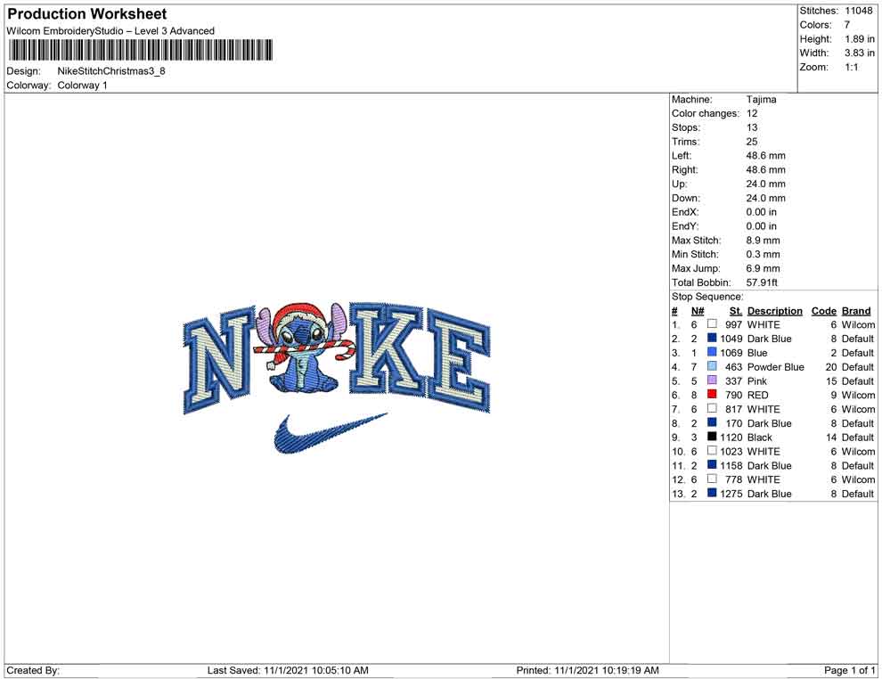 Nike Stitch Christmas