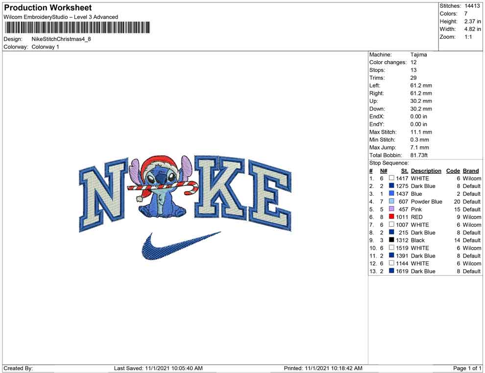 Nike Stitch Christmas