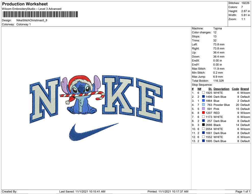 Nike Stitch Christmas