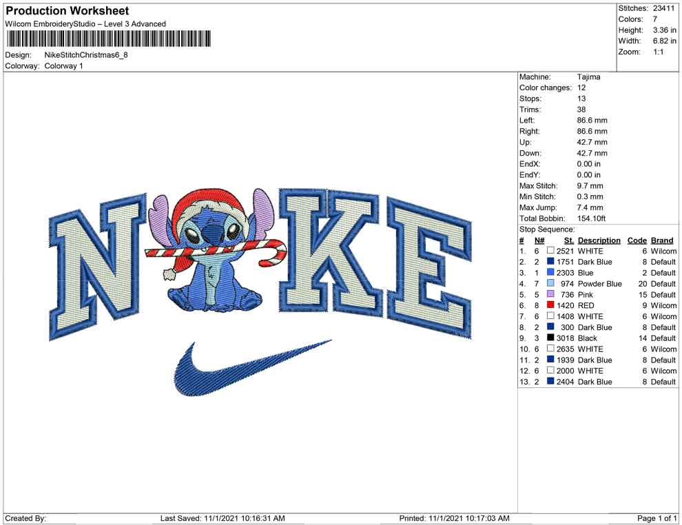 Nike Stitch Christmas