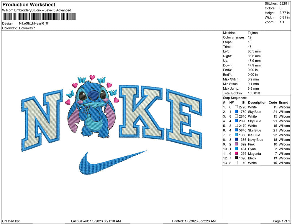 Nike Stitch Heart