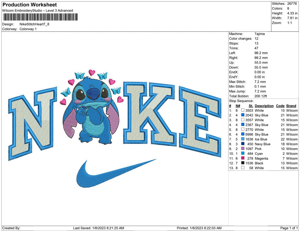 Nike Stitch Heart