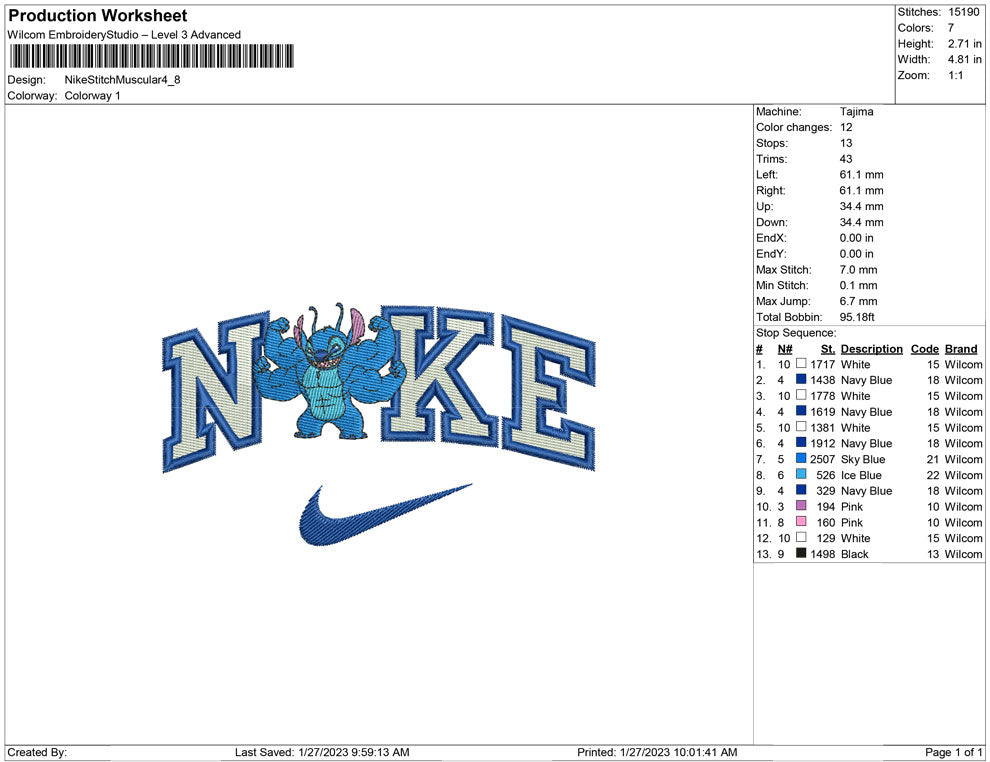Nike Stitch Muscular