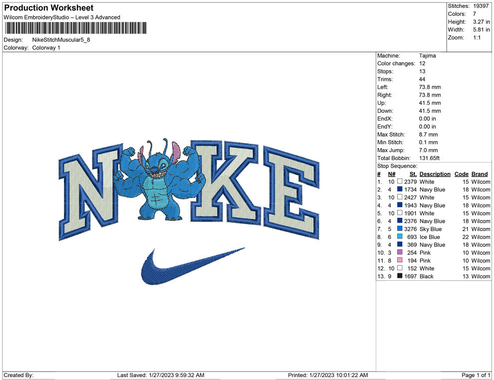 Nike Stitch Muscular