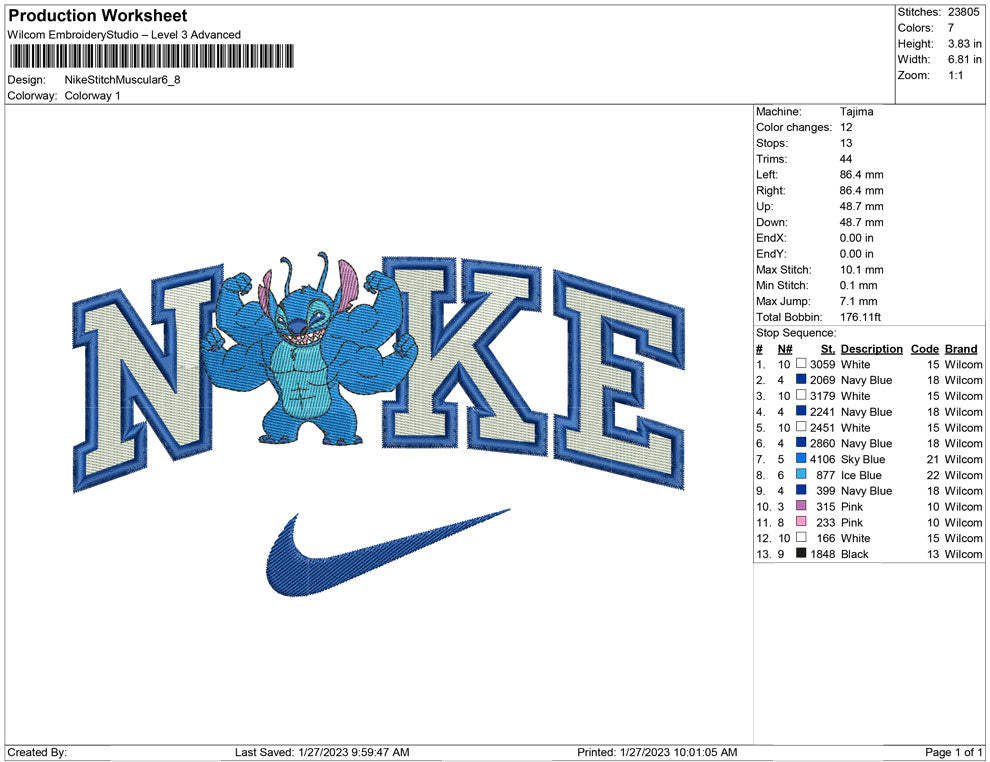 Nike Stitch Muscular