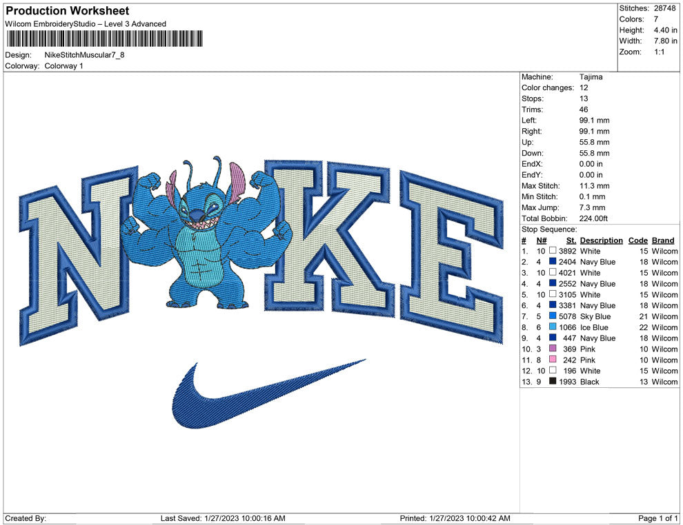 Nike Stitch Muscular