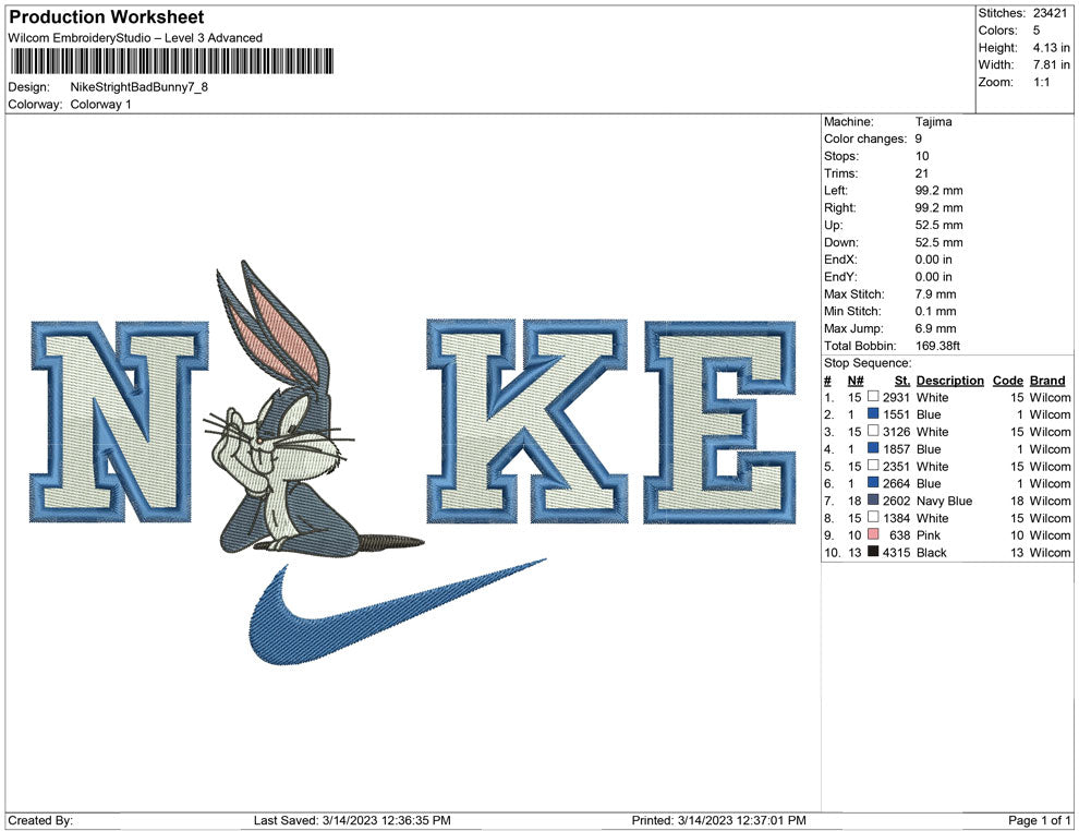 Nike Stright Bad Bunny