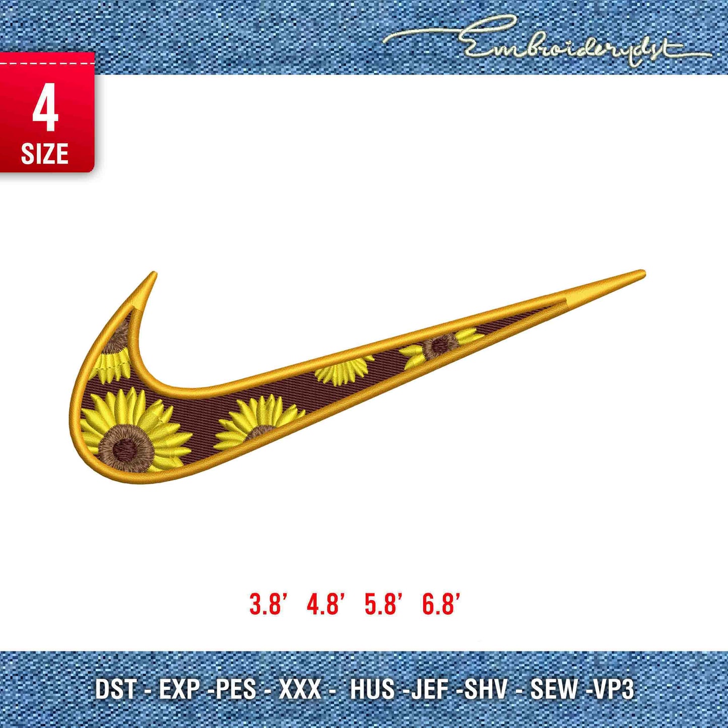 Swoosh Sun flower