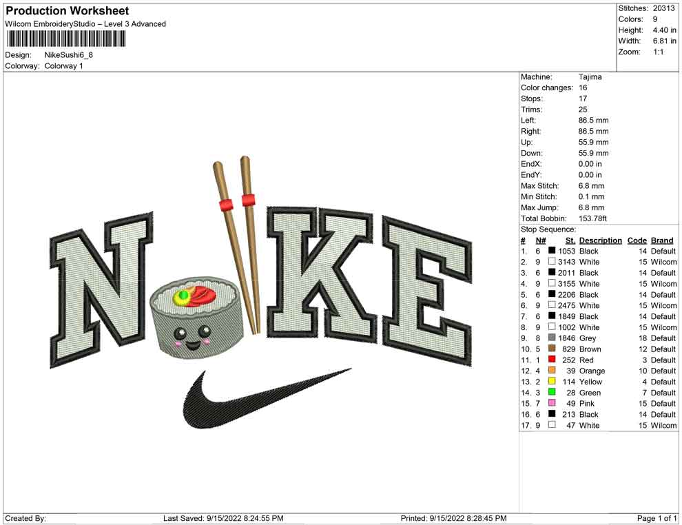 Nike Sushi