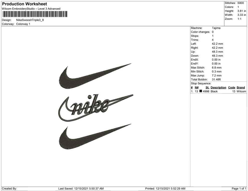 Nike Swoosh Triple