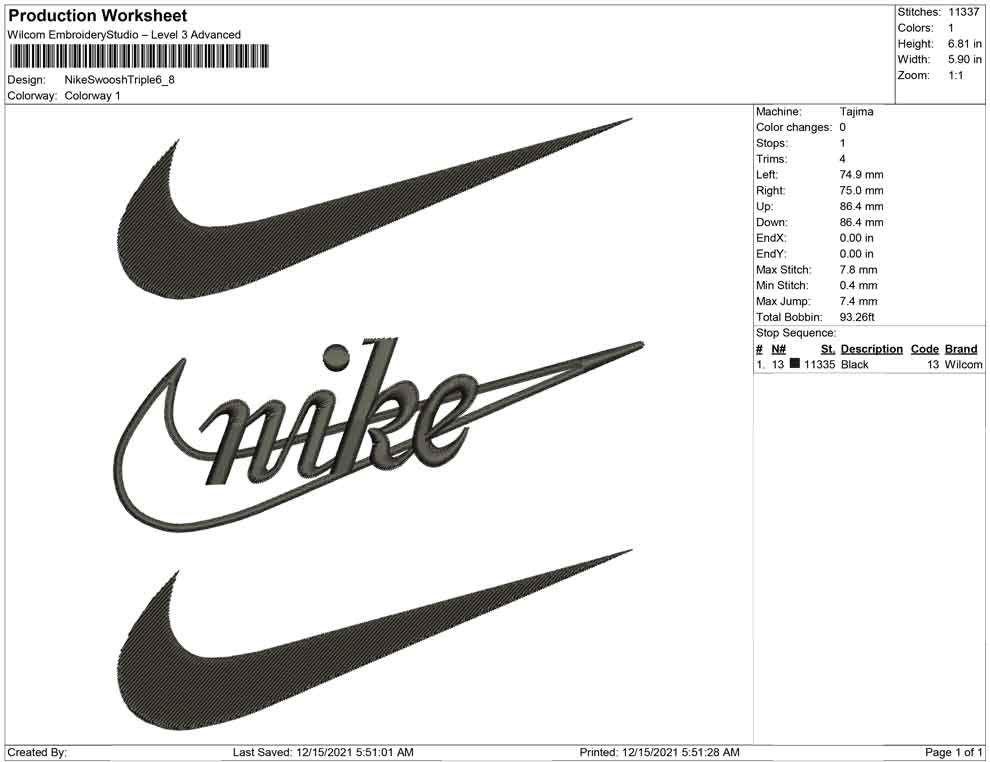 Nike Swoosh Triple