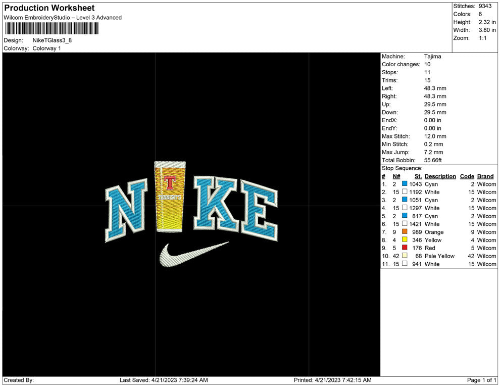 Nike T Glass