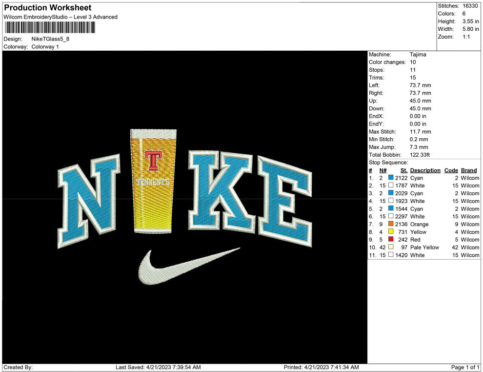 Nike T Glass