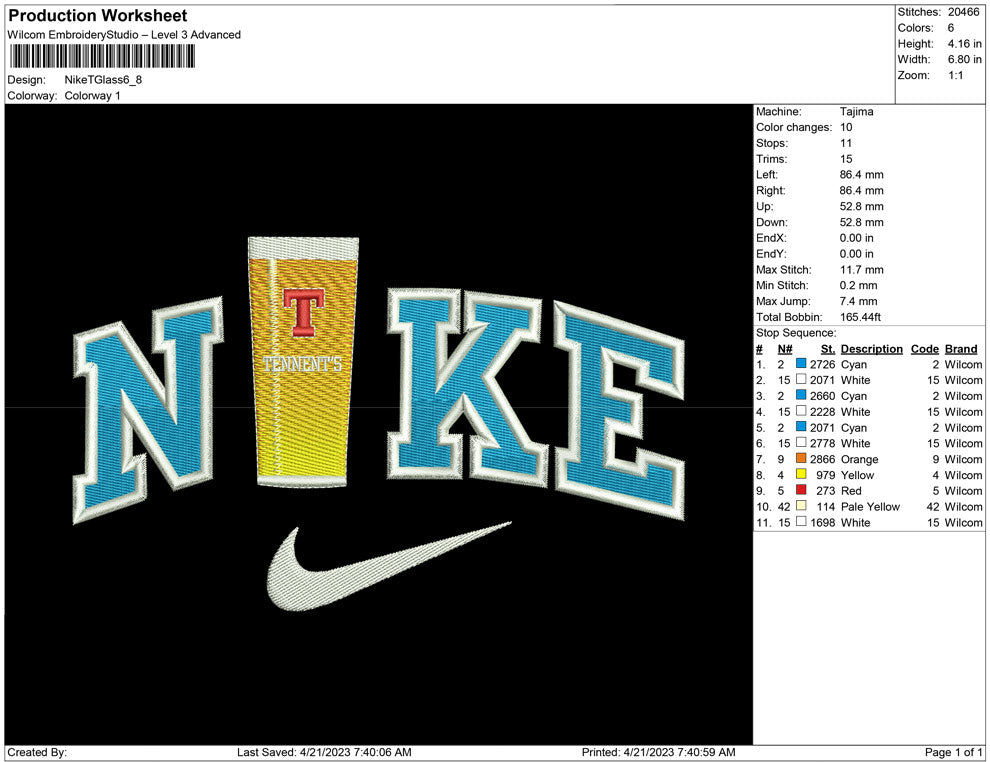 Nike T Glass