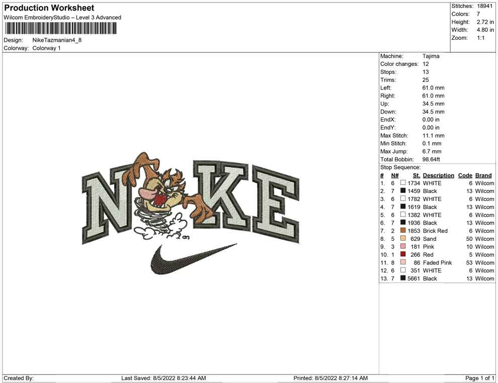 Nike Tasmanian