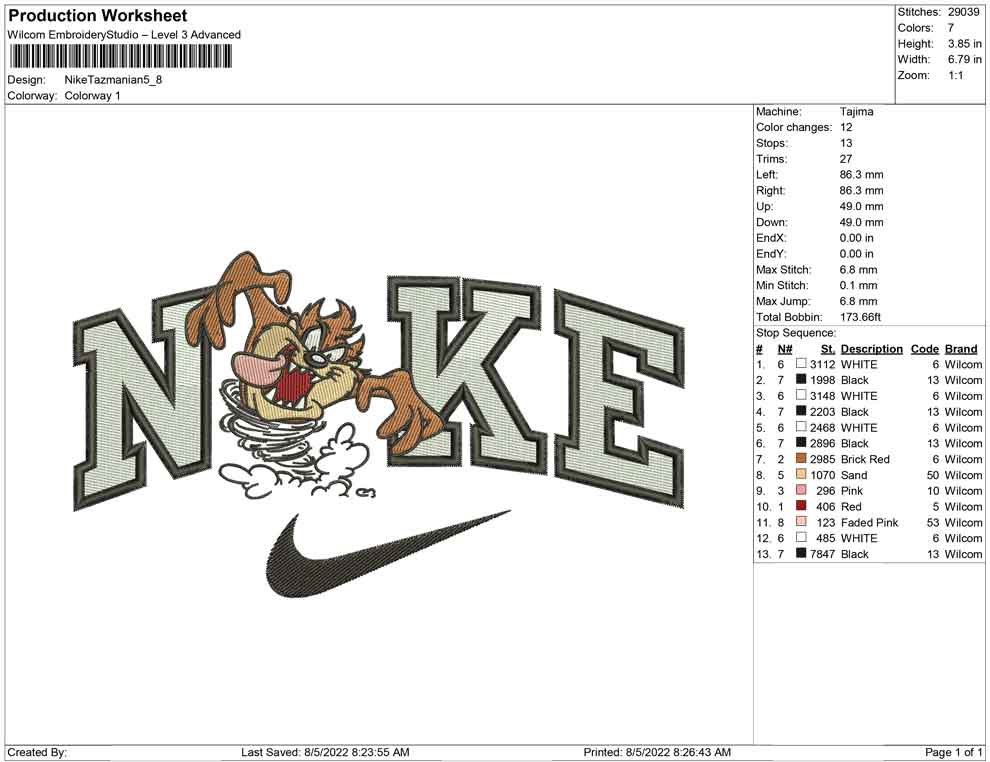 Nike Tasmanian