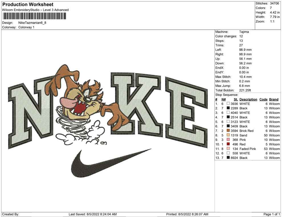 Nike Tasmanian