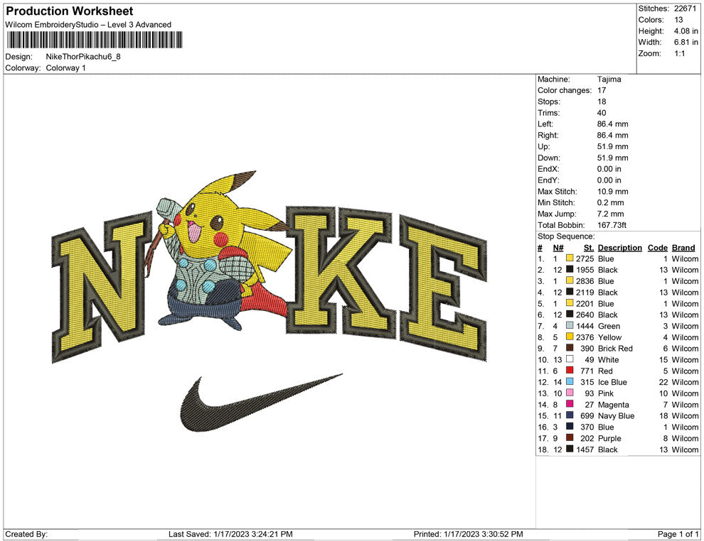 Nike Thor Pikachu